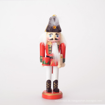 FQ Marke Großhandel Ornamente Weihnachten Holz Nussknacker Puppe